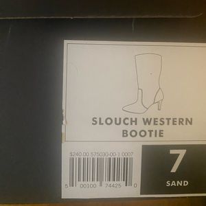 Banana Republic Factory Slouch Western Bootie, brand new in box , size 7